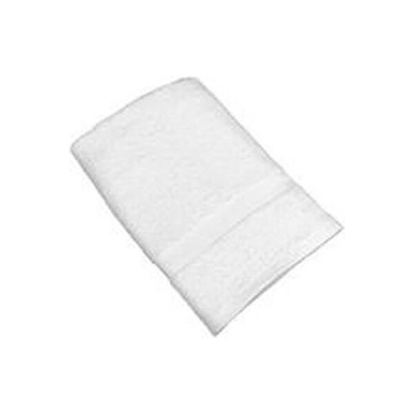 Monarch Brands Admiral Hospitality Standard Bath Towel, 24" x 48", White, 60 Towels ADML-2448-8 - main
